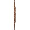 Ekena Millwork Orrington Ceiling Medallion (Canopies up to 6 1/4"), 22"OD x 6 1/4"ID x 1 3/4"P, Polished Copper CM22ORPOS - alternate 2